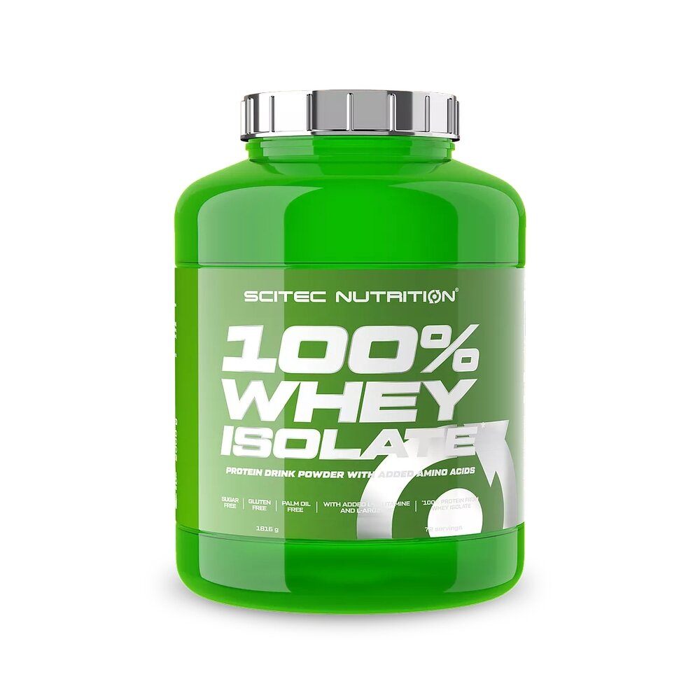 Сироватковий ізолят Scitec Nutrition 100% Whey Isolate, 1.8 кг - Банан