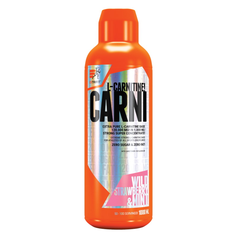 Жироспалювач Extrifit Carni 120 000 Liquid, 1 л - Суниця-м'ята