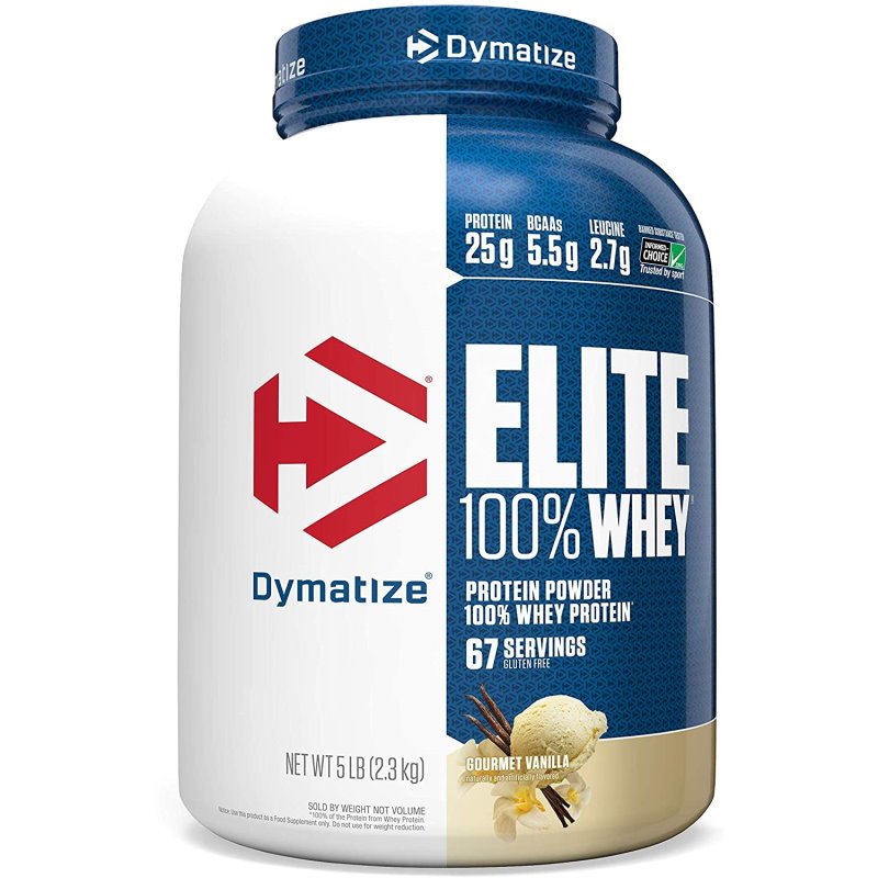 Протеїн Dymatize Nutrition Elite 100% Whey Protein, 2.3 кг - Ваніль