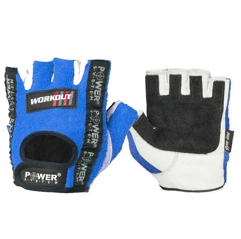 Рукавички для фітнесу Power System PS-2200, Blue - XS