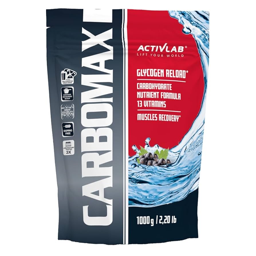 Передтренувальний комплекс ActivLab Carbomax, 1 кг - Чорна смородина