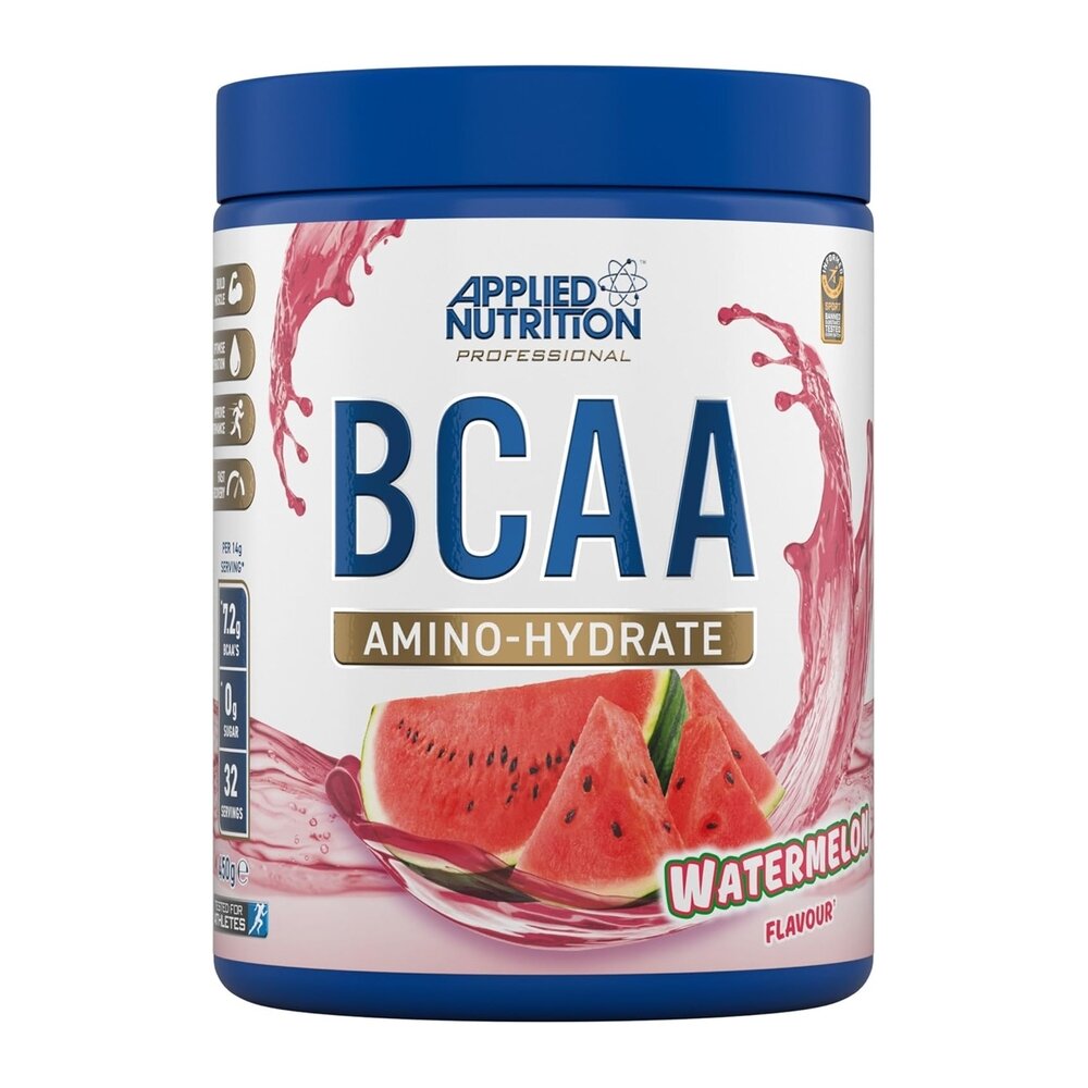 Амінокислота BCAA Applied Nutrition BCAA Amino Hydrate, 450 грам - Кавун