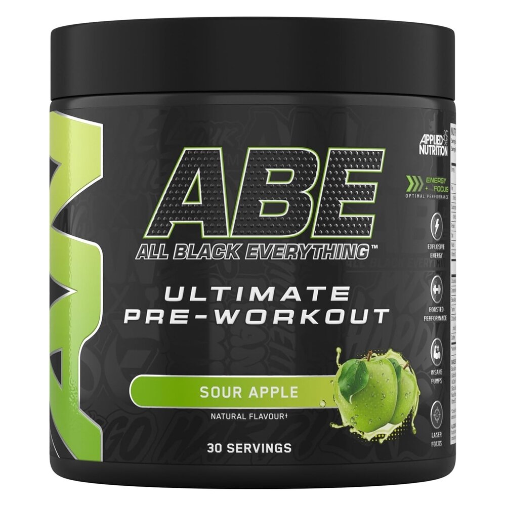 Передтренувальний комплекс Applied Nutrition Nutrition ABE, 375 грам - Кисле яблуко