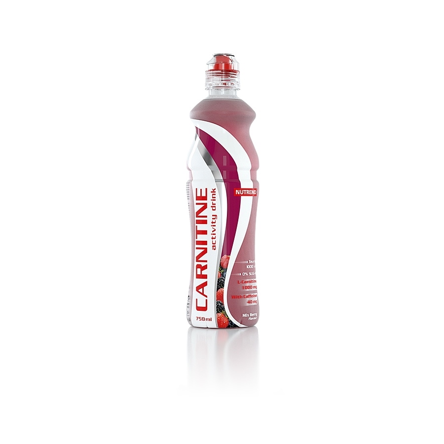 Напій з карнітином та кофеїном Nutrend Carnitine Activity Drink with Caffeine, 750 мл - Ягоди