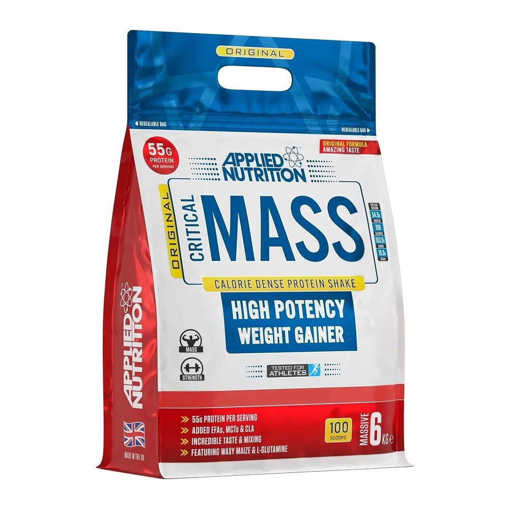 Гейнер Applied Nutrition Critical Mass Original, 6 кг - White Choco Bueno