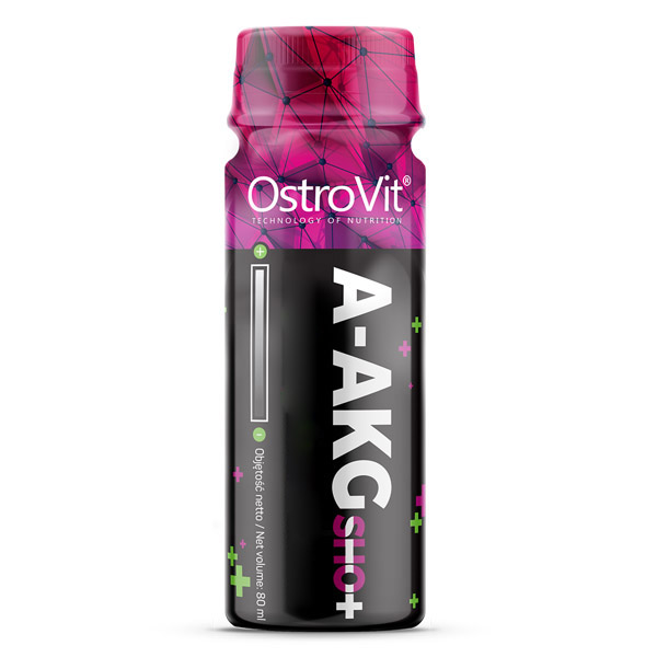 Амінокислота OstroVit A-AKG Shot, 80 мл - Малина-цитрус