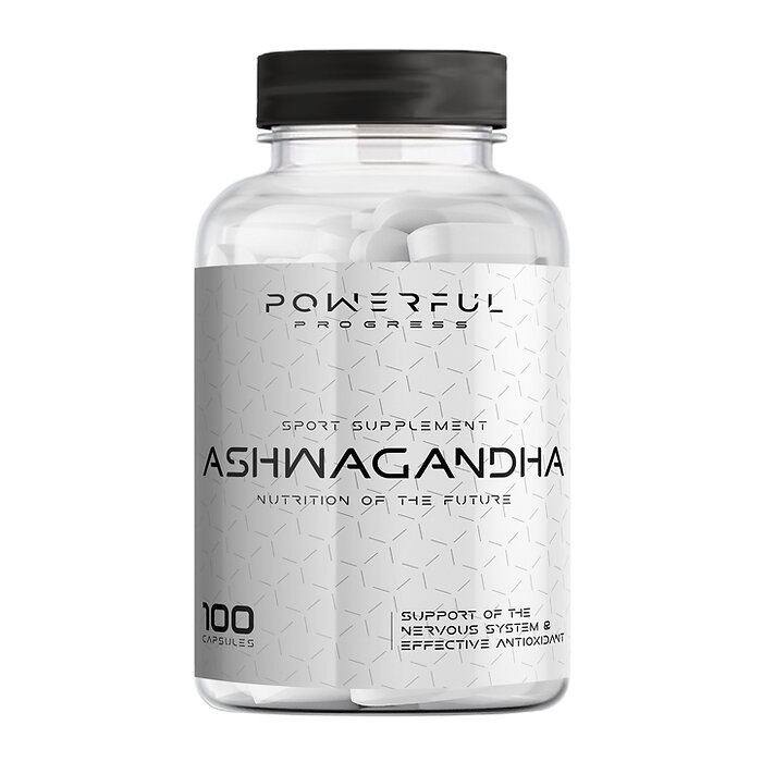 Ашваганда Powerful Progress Ashwagandha, 100 капсул