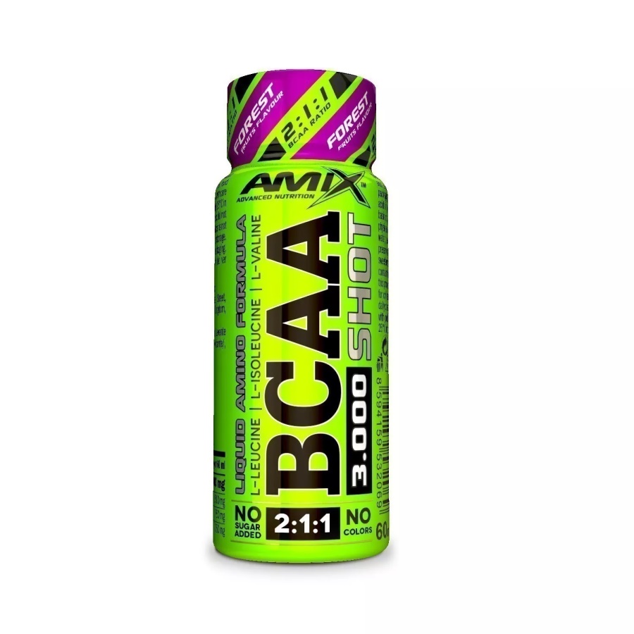 Амінокислота BCAA AMIX BCAA Shot, 60 мл - Лісові фрукти