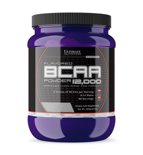 Амінокислота BCAA Ultimate Nutrition BCAA 12 000 Powder, 228 грам - Фруктовий пунш