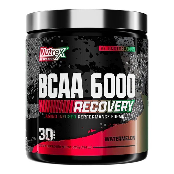 Амінокислота BCAA Nutrex Research BCAA 6000, 255 грам - Кавун