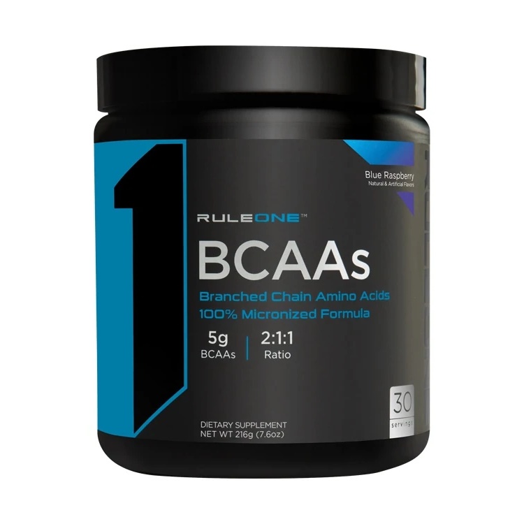 Амінокислота BCAA Rule 1 BCAA, 30 порцій - 216 г Ожина