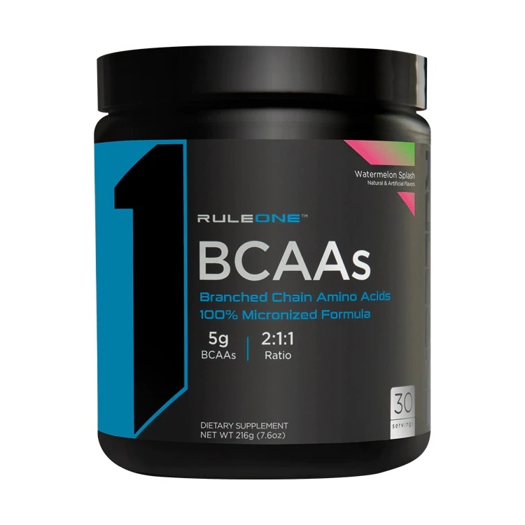 Амінокислота BCAA Rule 1 BCAA, 30 порцій - 216 г Кавун