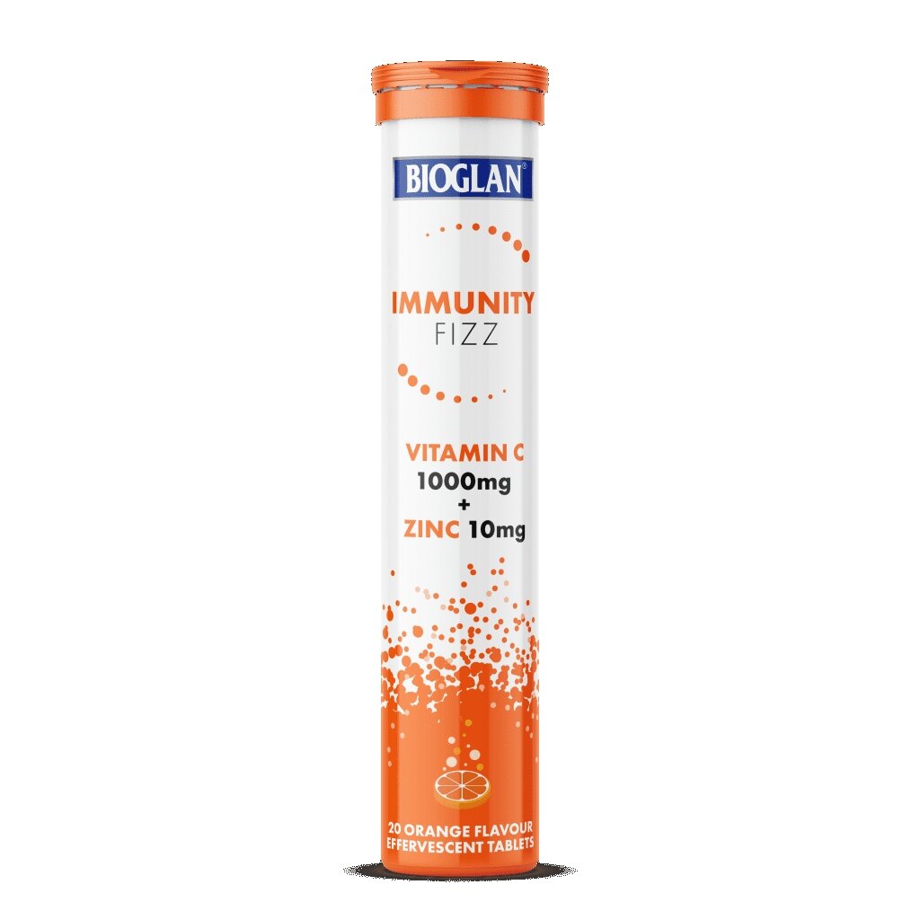 Вітаміни та мінерали Bioglan Immunity Fizz, 20 шипучих таблеток