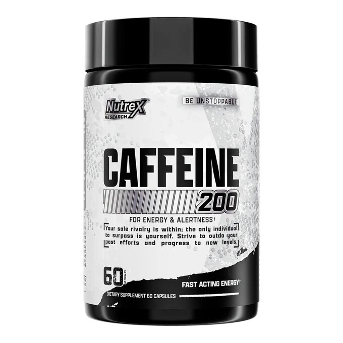 Кофеїн безводний Nutrex Research Caffeine 200, 60 капсул