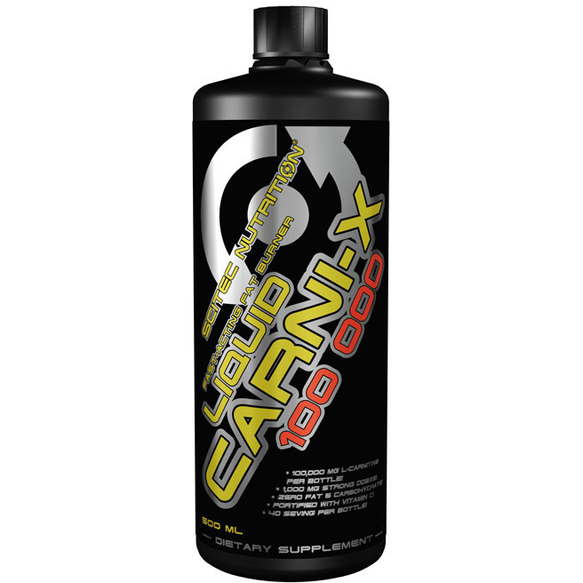 Жироспалювач Scitec Nutrition Carni X 100 000 Liquid, 500 мл - Ананас-кактус Термін 10.26