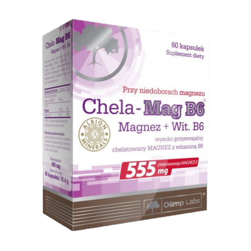 Вітаміни та мінерали Olimp Sport Nutrition Chela-Mag B6, 60 капсул