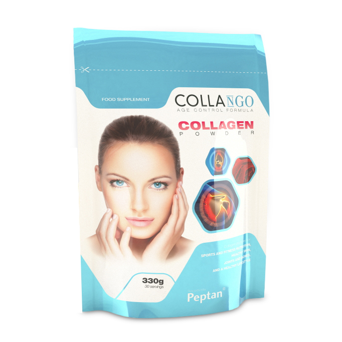 Препарат для суглобів і зв'язок Collango Collagen Powder, 330 грам - Малина