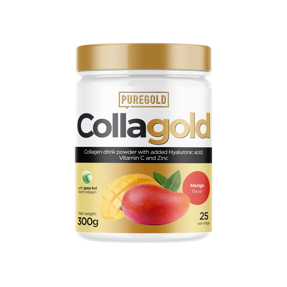 Препарат для суглобів і зв'язок Pure Gold Protein CollaGold, 300 грам - Манго