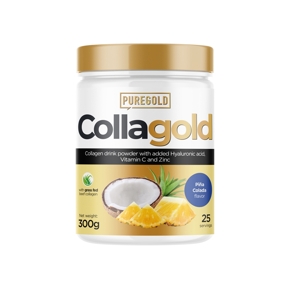 Препарат для суглобів і зв'язок Pure Gold Protein CollaGold, 300 грам - Пінья колада