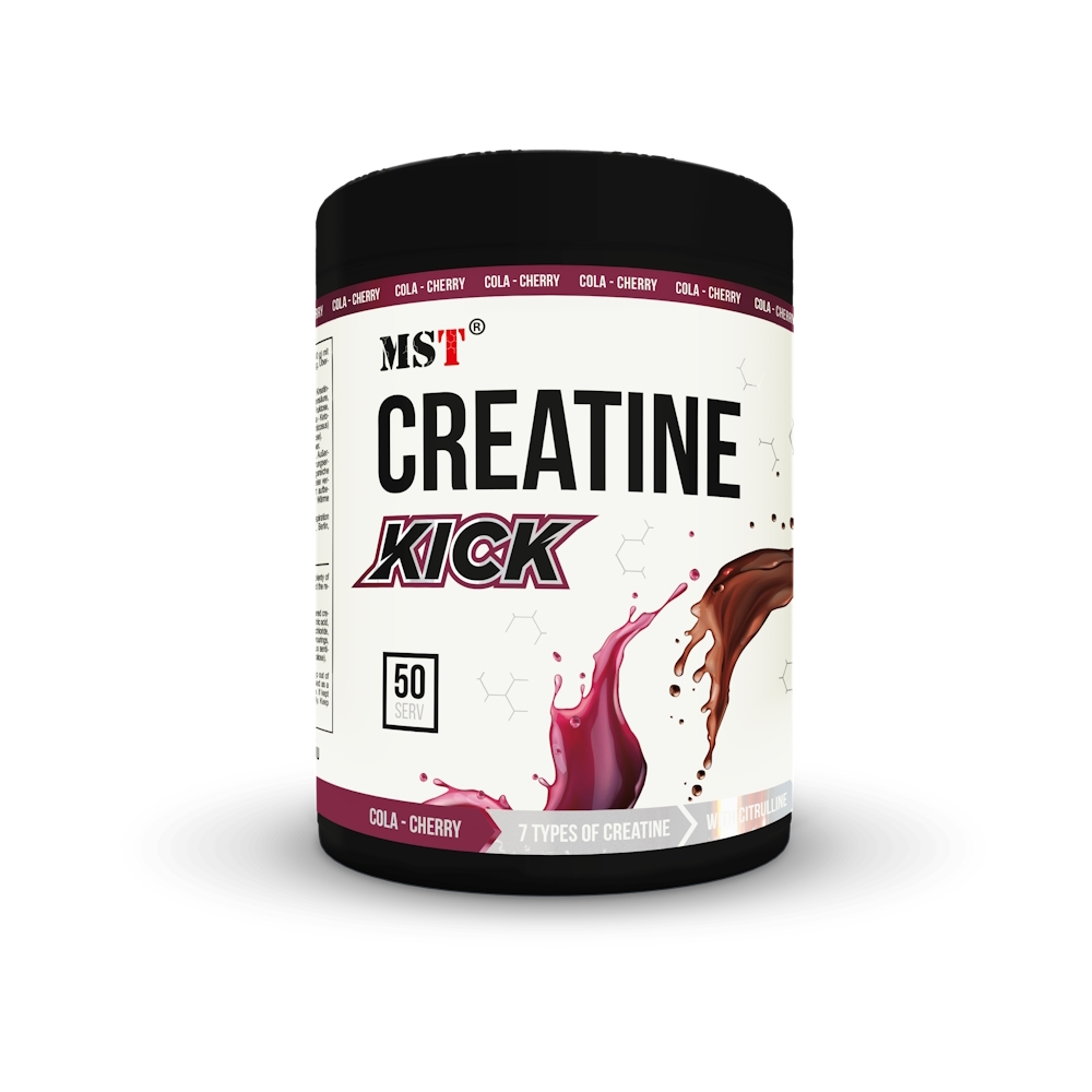 Креатин MST Nutrition Creatine Kick, 500 грам - Вишнева кола
