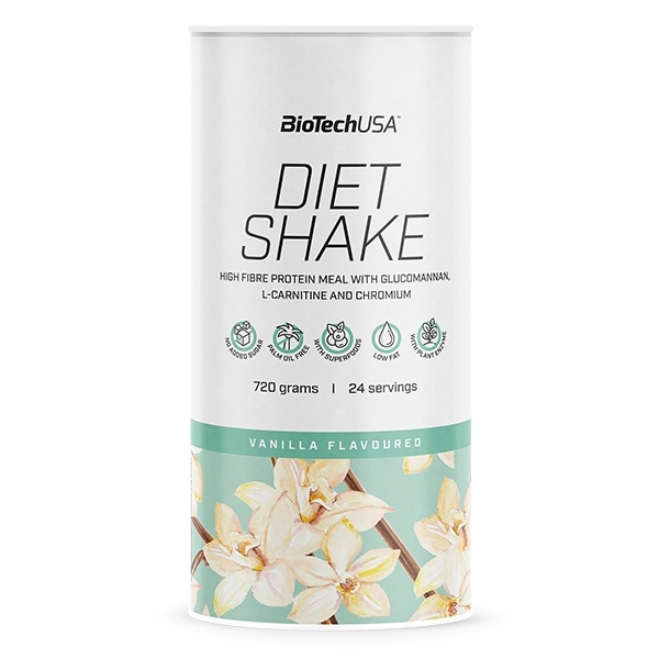 Замінник харчування BioTech Diet Shake, 720 грам - Ваніль