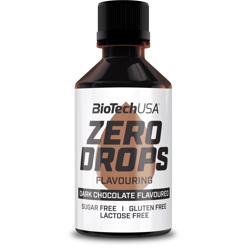 Замінник харчування BioTech Zero Drops, 50 мл - Чорний шоколад