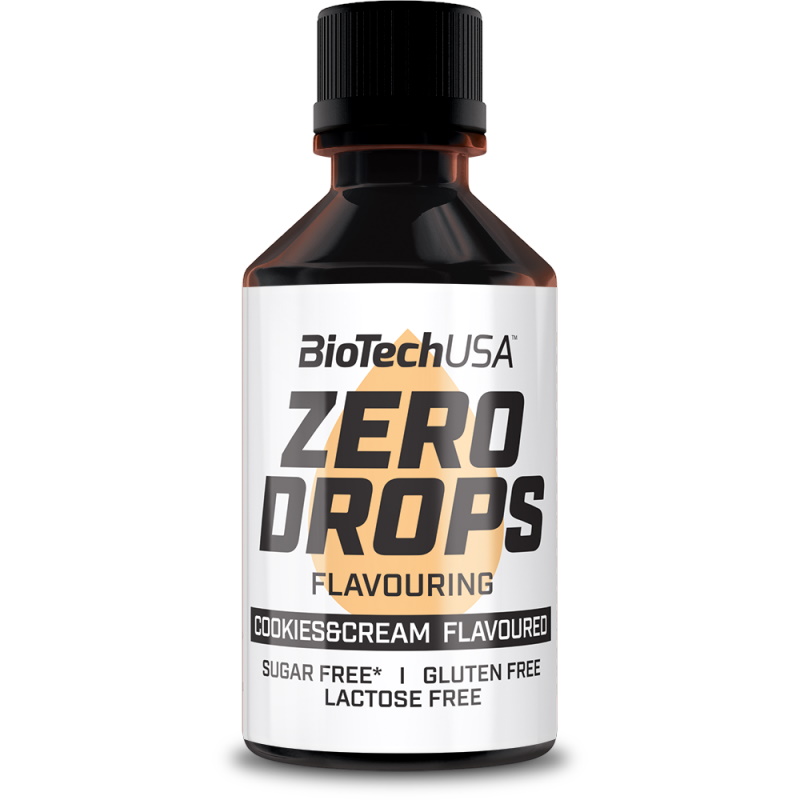 Замінник харчування BioTech Zero Drops, 50 мл - Печиво-крем