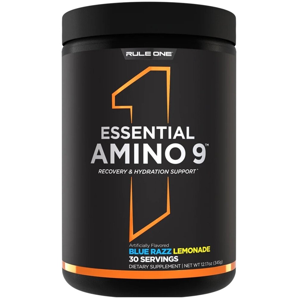 Амінокислота Rule 1 Essential Amino 9, 30 порцій - 345 г Ожиновий лимонад