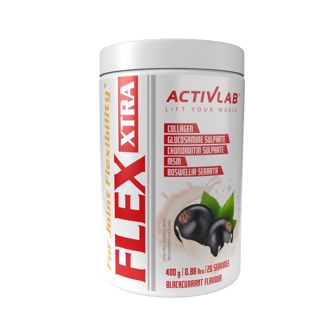 Препарат для суглобів і зв'язок ActivLab Flex Xtra, 400 грам - Чорна смородина