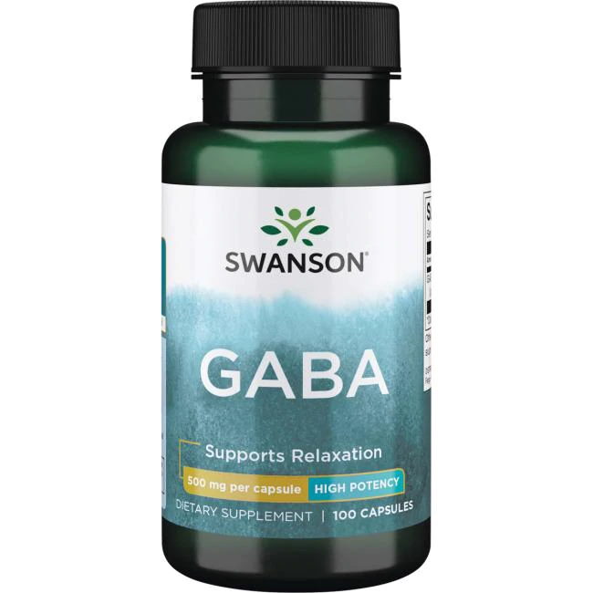 Амінокислота Swanson GABA 250 mg, 60 капсул