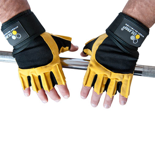 Рукавички для фітнесу Olimp Sport Nutrition Hardcore Raptor, Yellow - XXL
