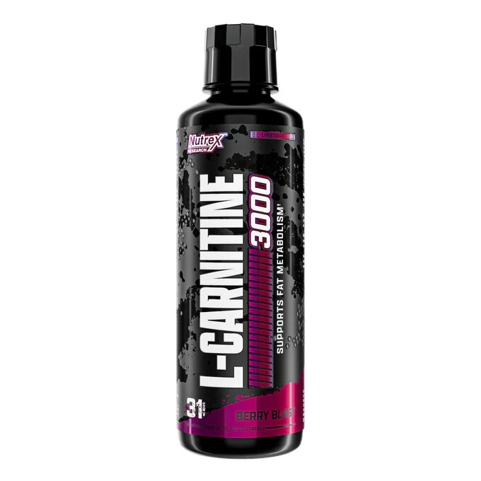 Жироспалювач Nutrex Research Carnitine Liquid 3000, 473 мл - Ягоди
