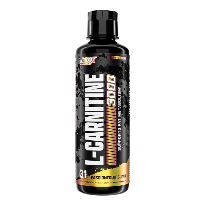 Жироспалювач Nutrex Research Carnitine Liquid 3000, 473 мл - Маракуя гуава
