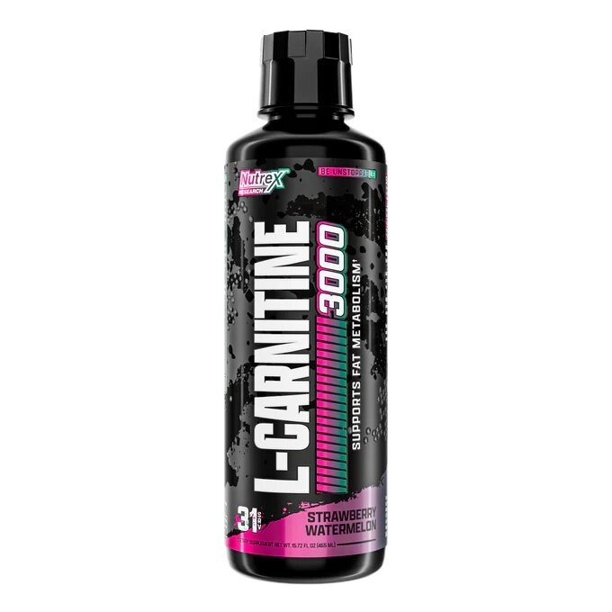 Жироспалювач Nutrex Research Carnitine Liquid 3000, 473 мл - Кавун-полуниця