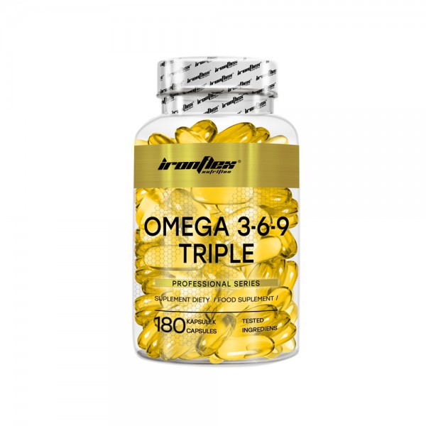 Жирні кислоти IronFlex Omega 3-6-9 Triple, 180 капсул
