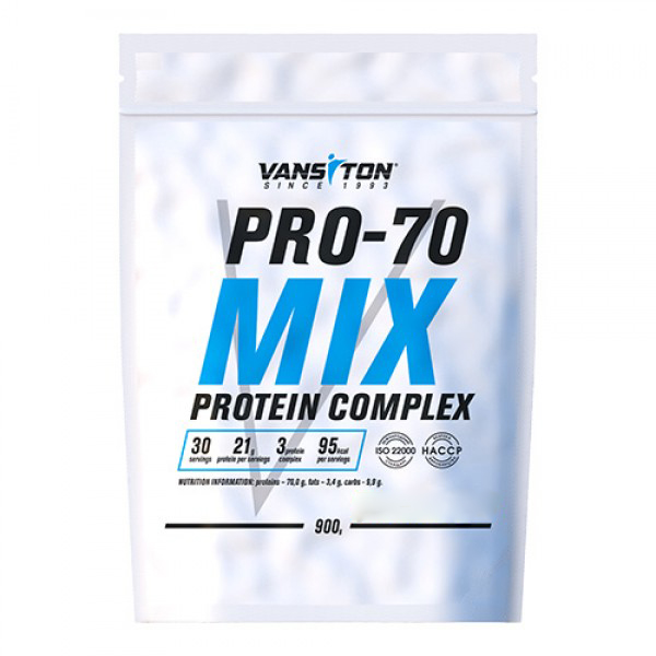 Протеїн Vansiton Pro-70 Mix, 900 грам - Шоколад-кокос