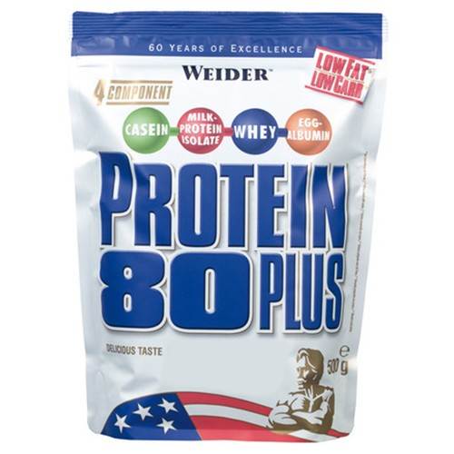 Протеїн Weider Protein 80 Plus, 500 грам - Лимон