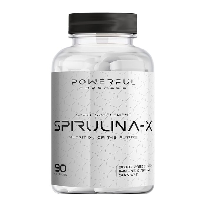 Спіруліна Powerful Progress Spirulina-X, 90 капсул для підтримки імунної системи