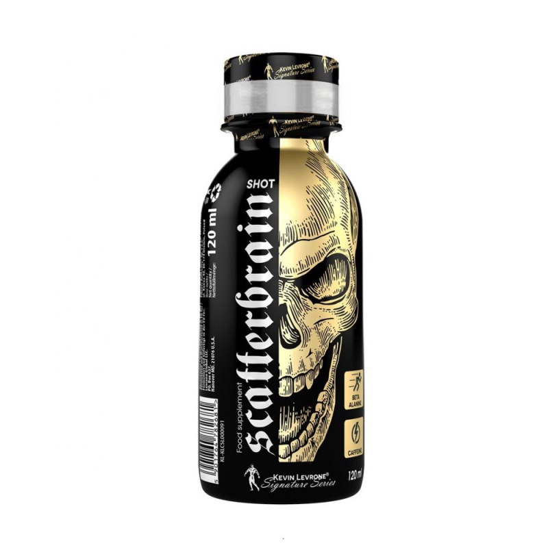 Передтренувальний комплекс Kevin Levrone Scatterbrain shot, 120 мл - Апельсин-цитрус