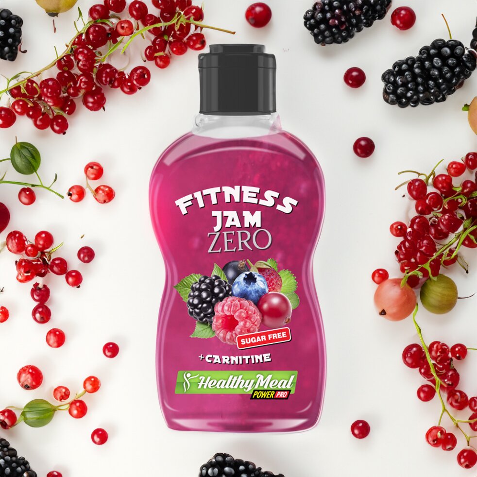 Фітнес джем Power Pro Fitness Jam Zero Sugar Free, 200 грам - Лісові ягоди з карнитином