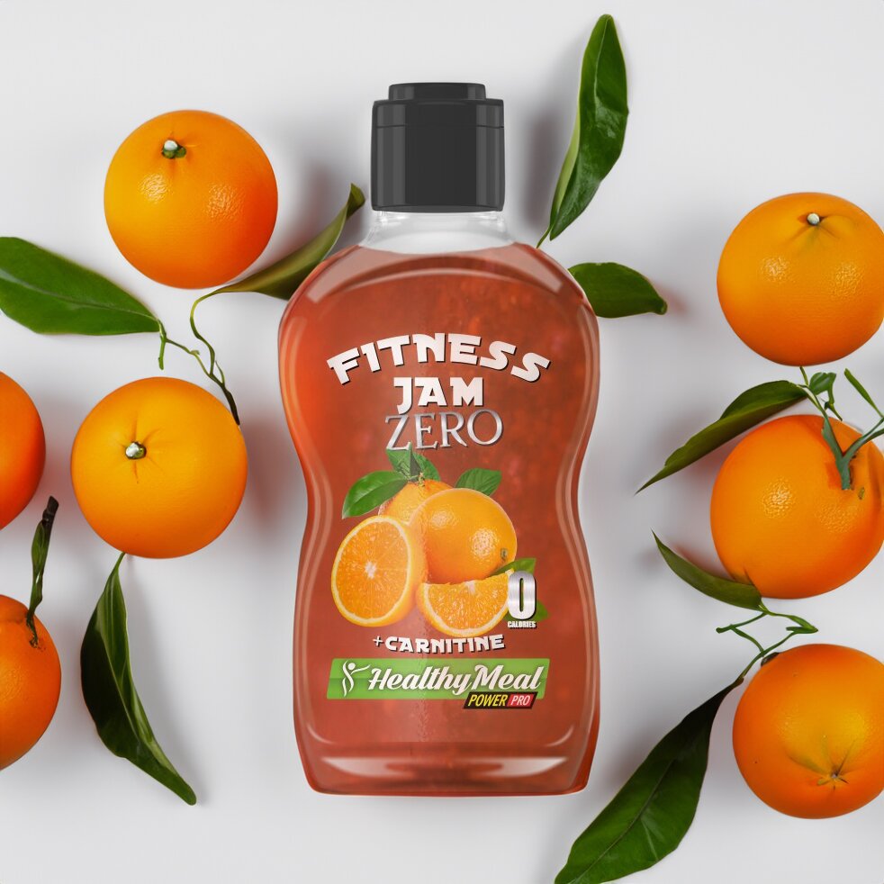 Фітнес джем Power Pro Fitness Jam Zero Sugar Free, 200 грам - Апельсин з карнитином