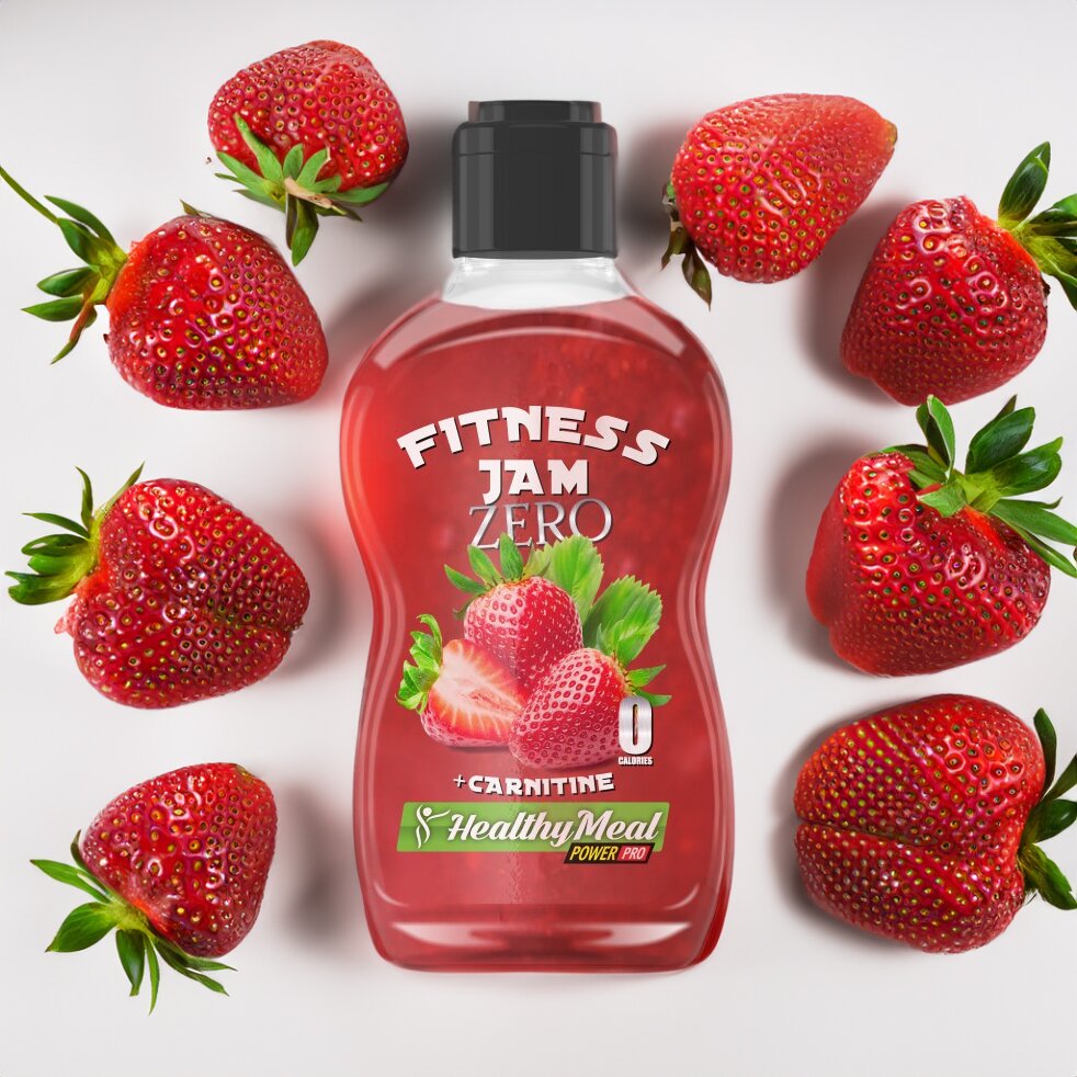 Фітнес джем Power Pro Fitness Jam Zero Sugar Free, 200 грам - Полуниця з карнитином