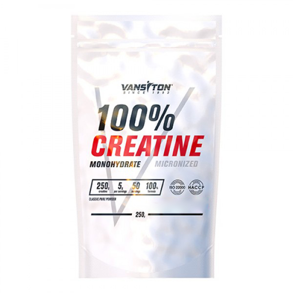 Креатин Vansiton Creatine Monohydrate, 250 грам - Полуниця