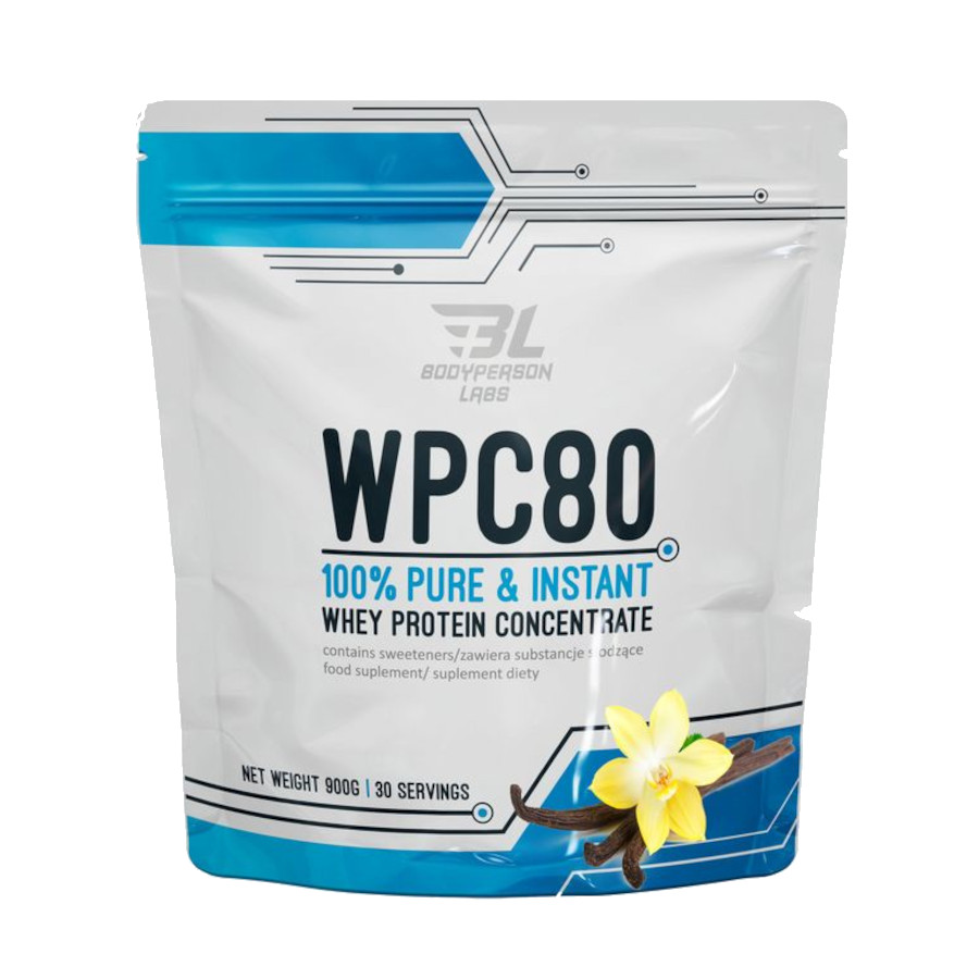 Протеїн Bodyperson Labs WPC80, 900 грам - Ваніль