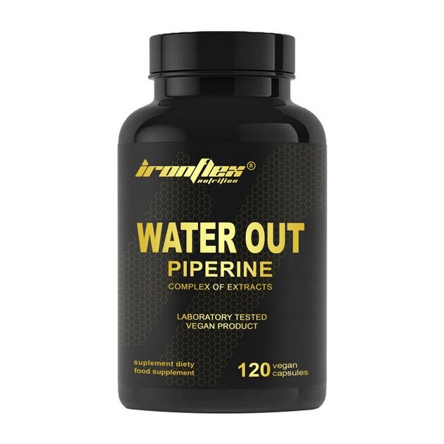 Жироспалювач IronFlex Water Out, 120 капсул