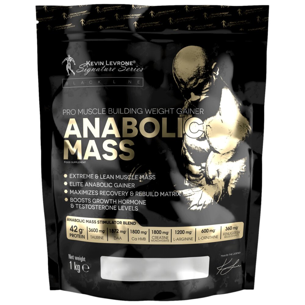 Гейнер Kevin Levrone Black Line Anabolic Mass, 1 кг - Банан