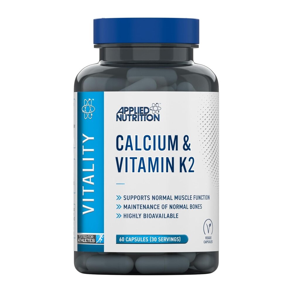 Кальцій та вітамін K2 Applied Nutrition Calcium & Vitamin K2, 60 капсул
