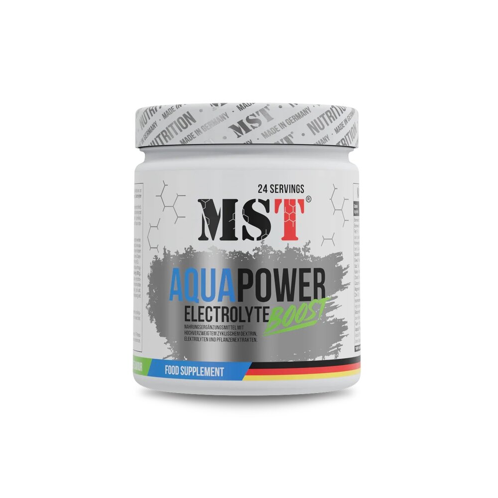Ізотонік MST Nutrition Aqua Power Boost, 360 грам - Зелене яблуко