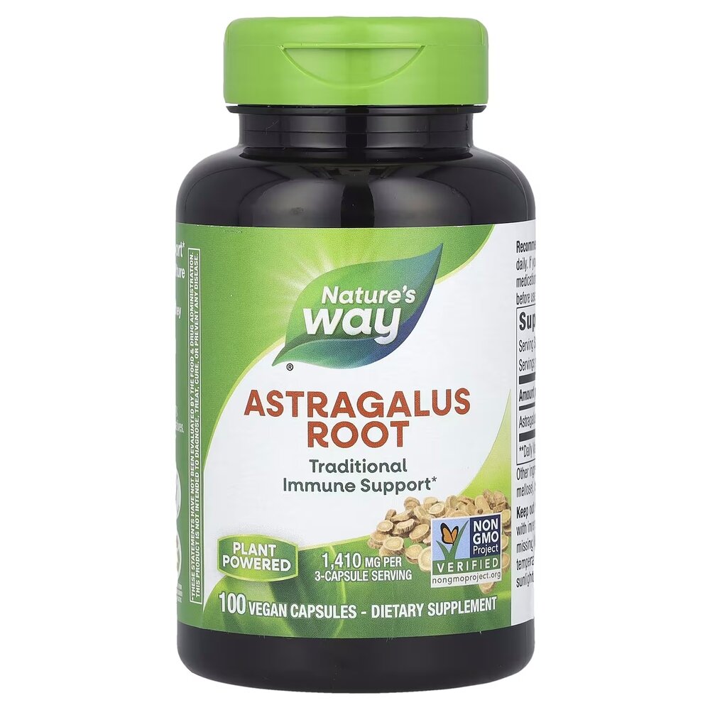 Натуральна добавка Nature's Way Astragalus Root, 100 капсул