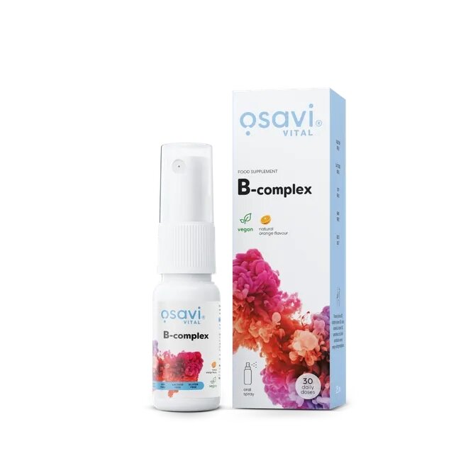Комплекс вітамінів групи B Osavi B-Complex Spray, 25 мл - Апельсин в формі орального спрею
